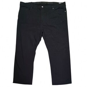 Buffalo David Bitton Six-X Mens Black Slim Straight Stretch  50x30 Jeans